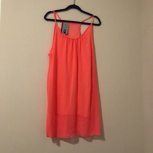 Hot Pink Bathing Suit Coverup